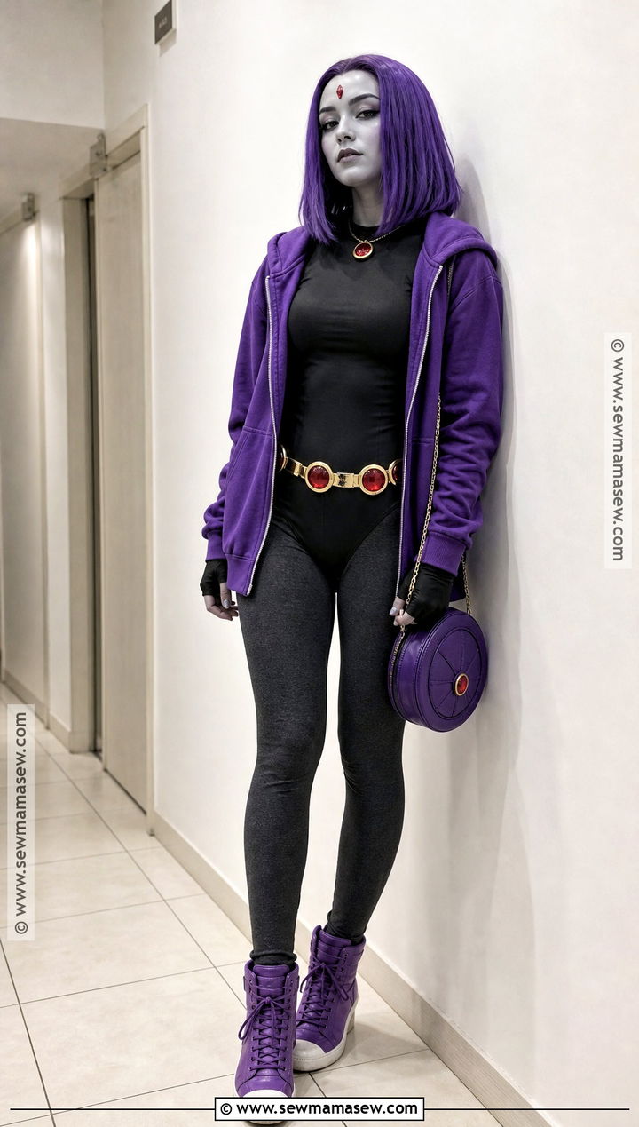 Raven Hoodie Halloween Outfit - 30 Raven Teen Titans Go Outfit Halloween Ideas