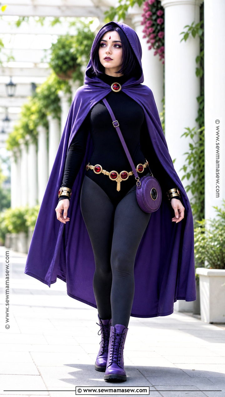Raven Leggings Halloween Outfit - 30 Raven Teen Titans Go Outfit Halloween Ideas