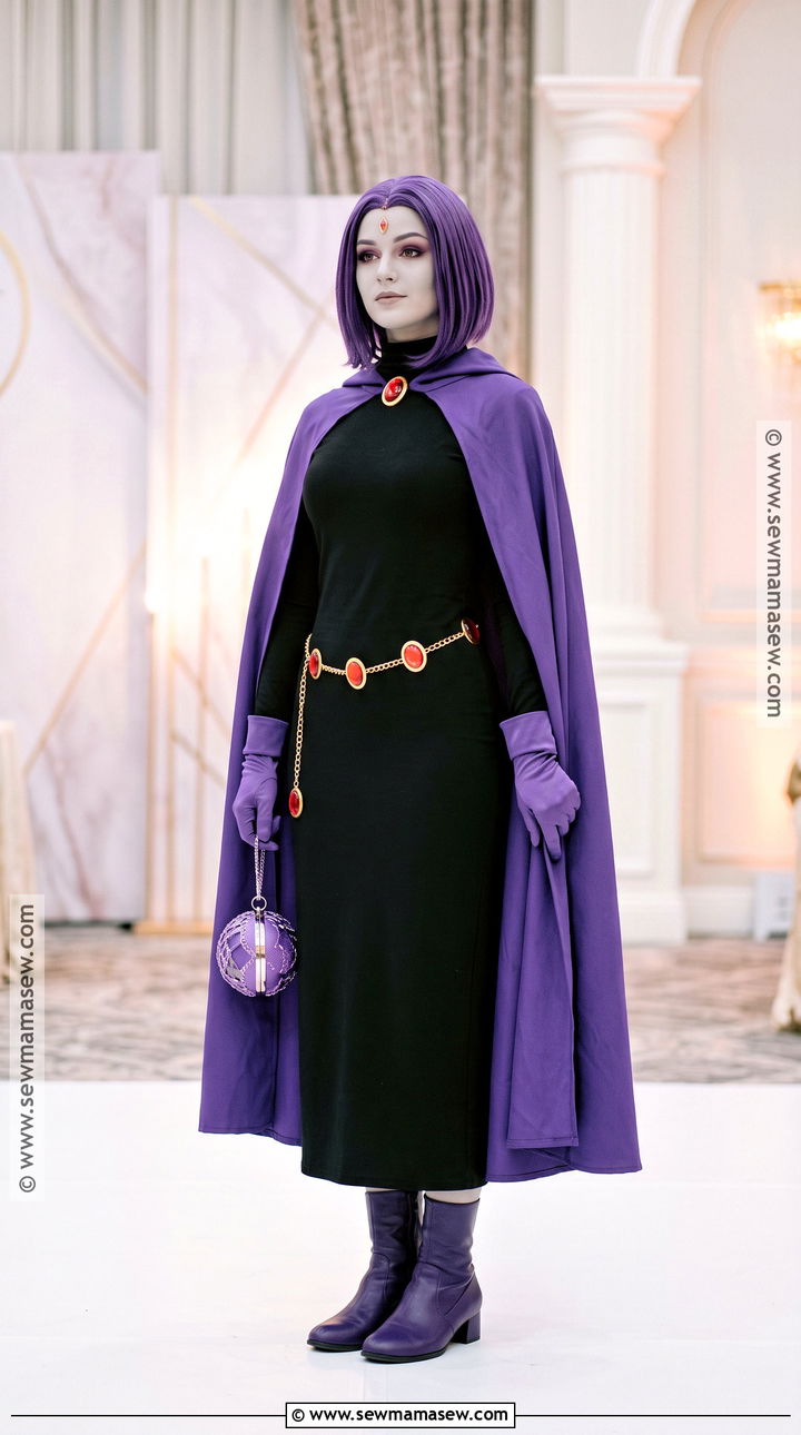 Raven Long Dress Halloween Outfit - 30 Raven Teen Titans Go Outfit Halloween Ideas