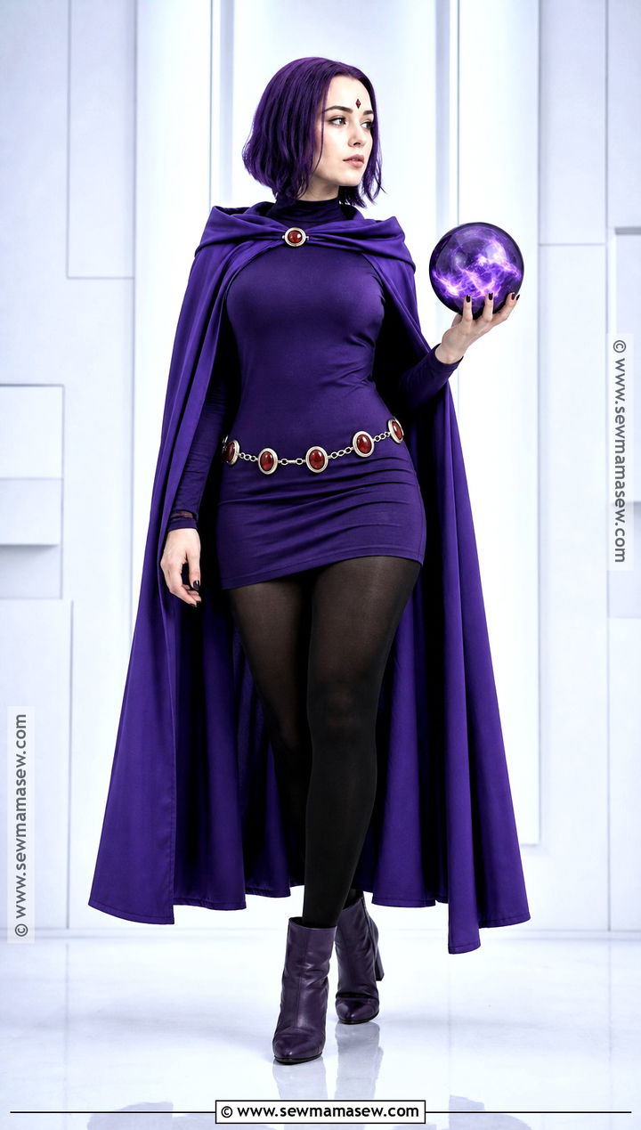 Raven Purple Cosplay Dress - 30 cosplay dress ideas
