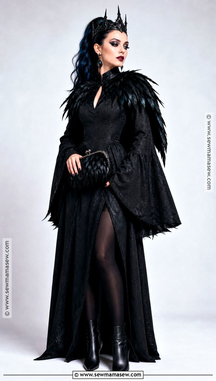 Raven Queen Halloween Dress - 30 halloween dress ideas