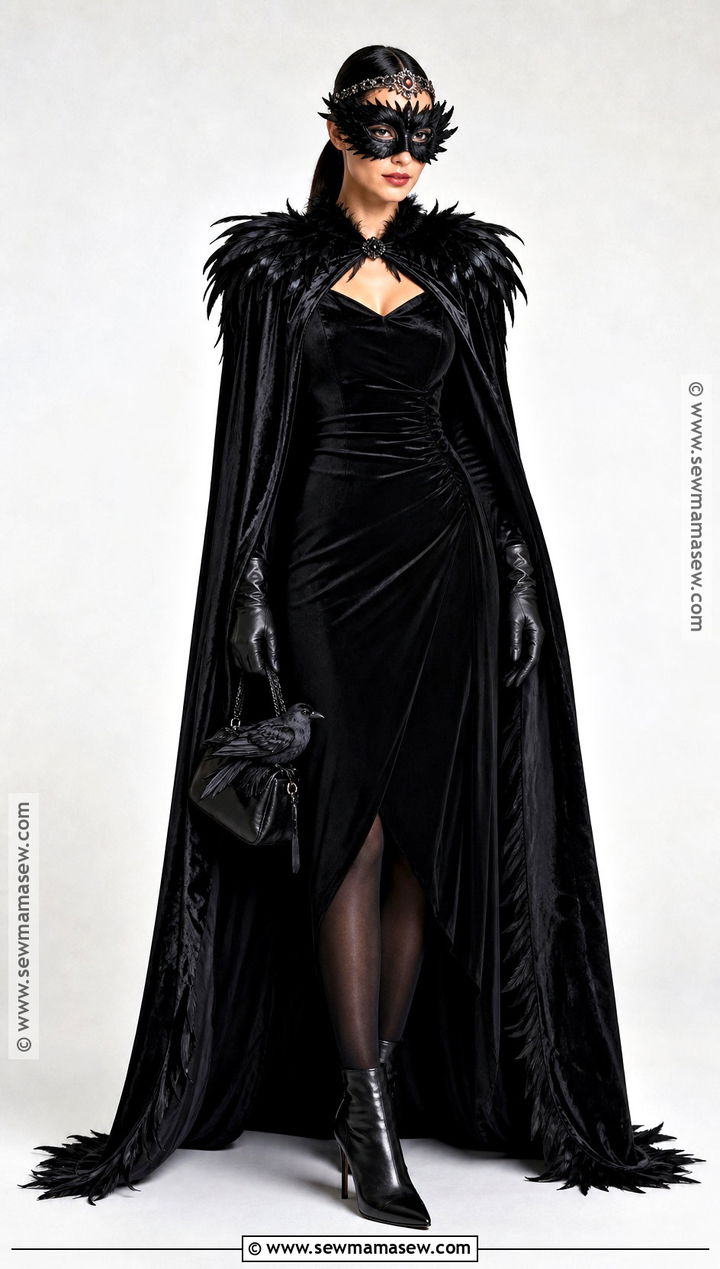 Raven Witch Mask Costume - 30 witch mask ideas