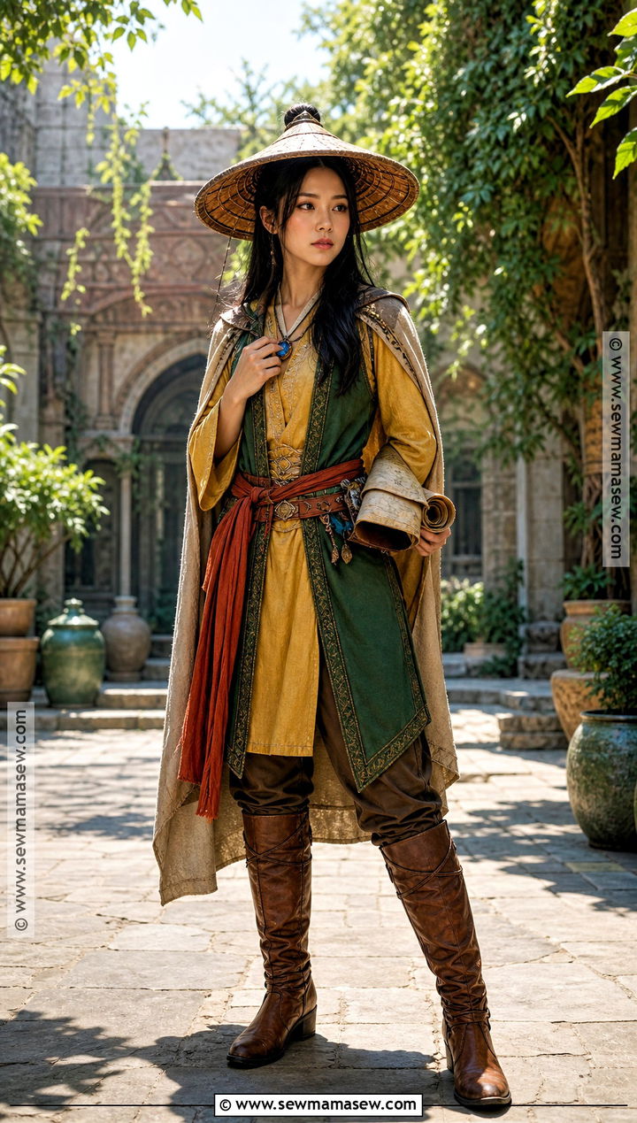 Raya Travel Costume - 40 disney princess halloween costumes