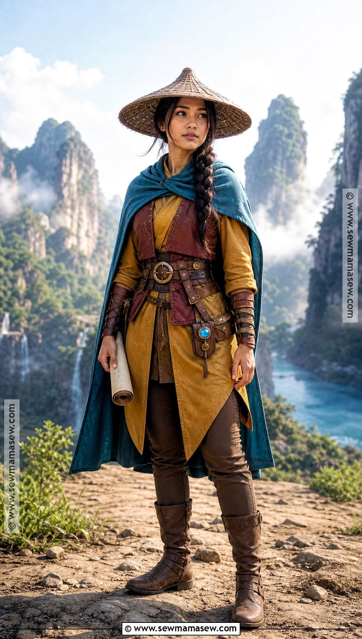 Raya Traveler Cosplay - 30 disney princess cosplay ideas