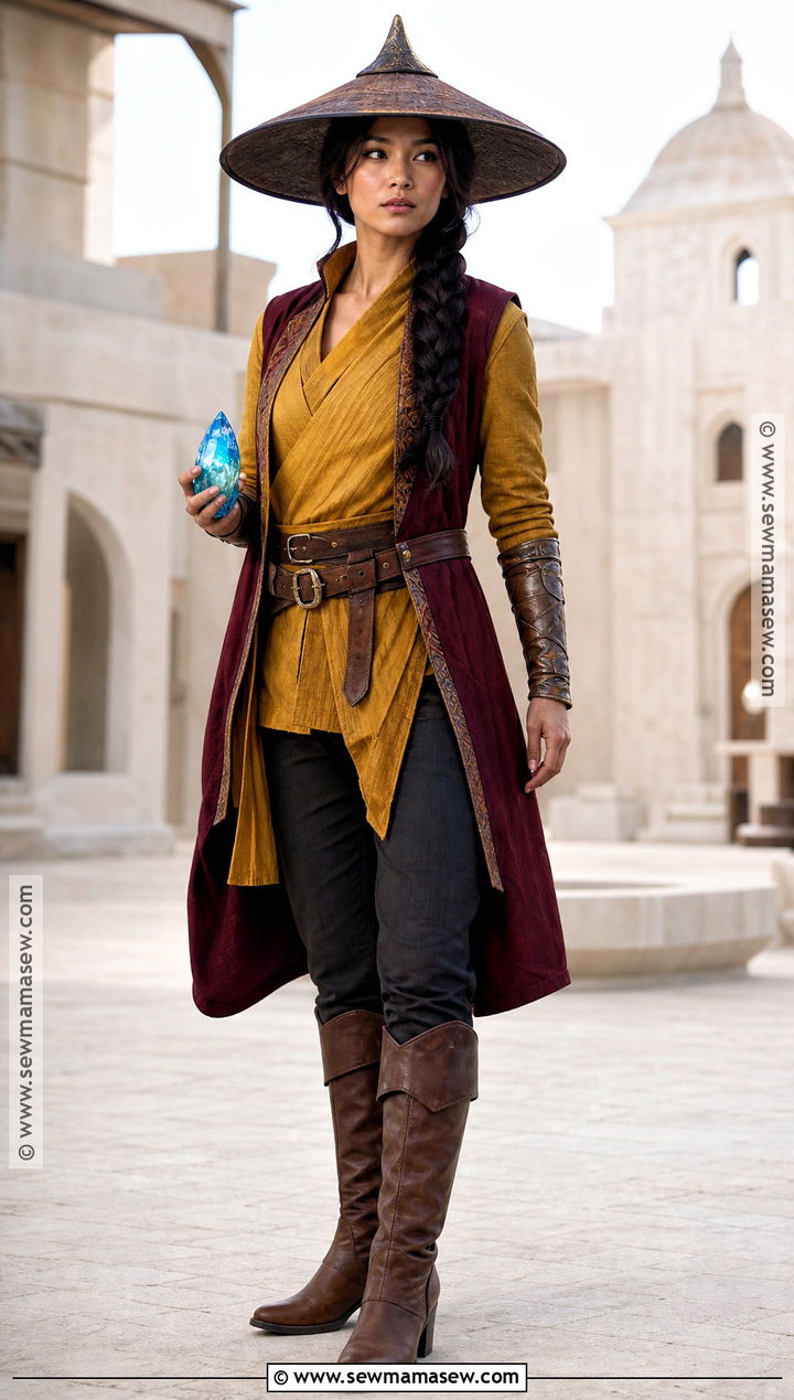Raya Warrior Princess Costume With Cape - 30 Princess Costume Ideas for Women