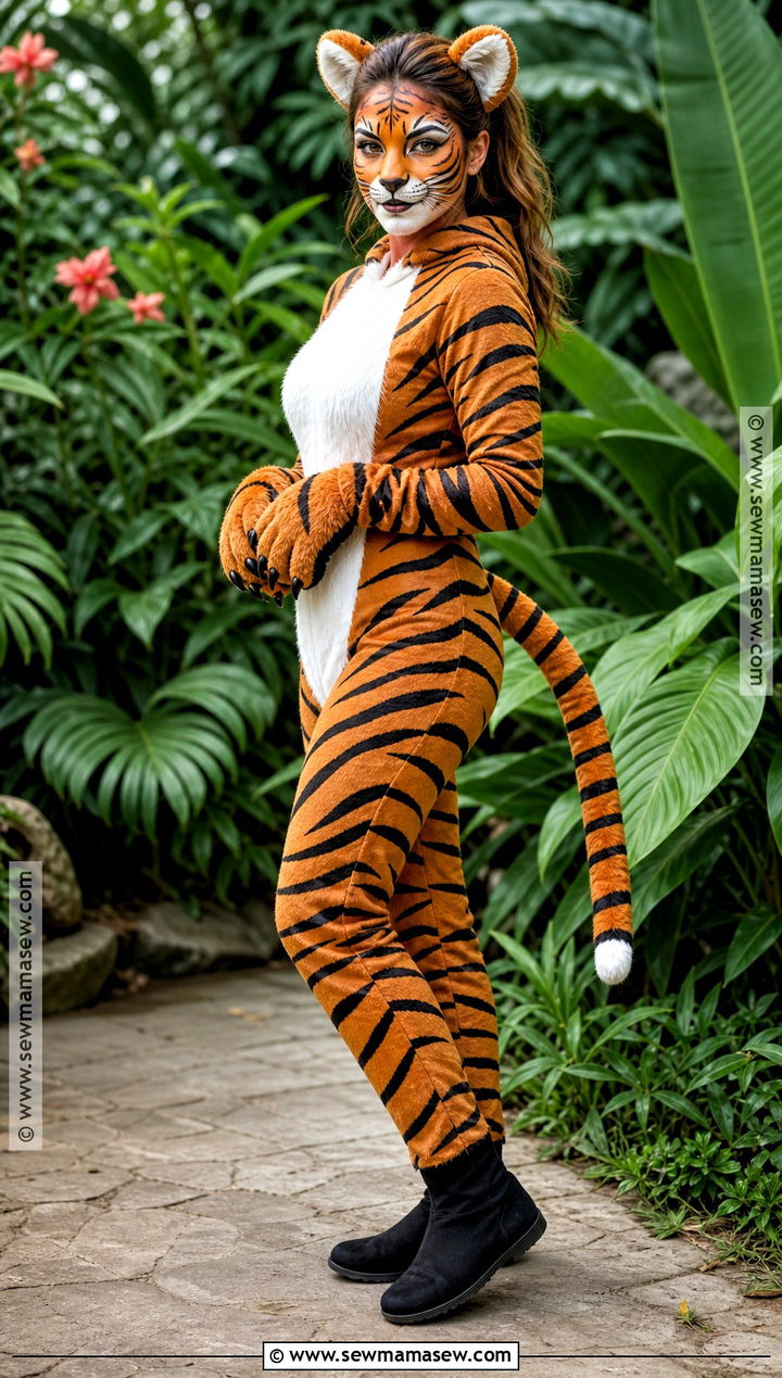 Realistic Bengal Tiger Costume - 35 Tiger Costume Ideas for Women