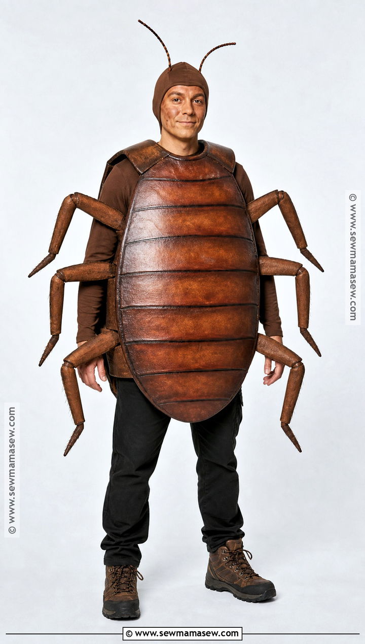Realistic Cardboard Bed Bug Costume - 30 Bed Bug Halloween Costume Ideas