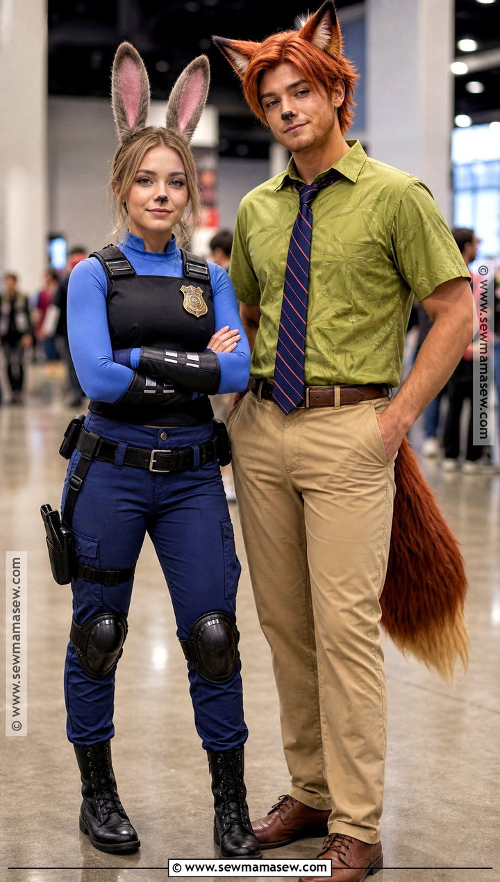 Realistic Cosplay Judy Hopps And Nick Wilde Costume - 35 judy hopps and nick wilde costume ideas