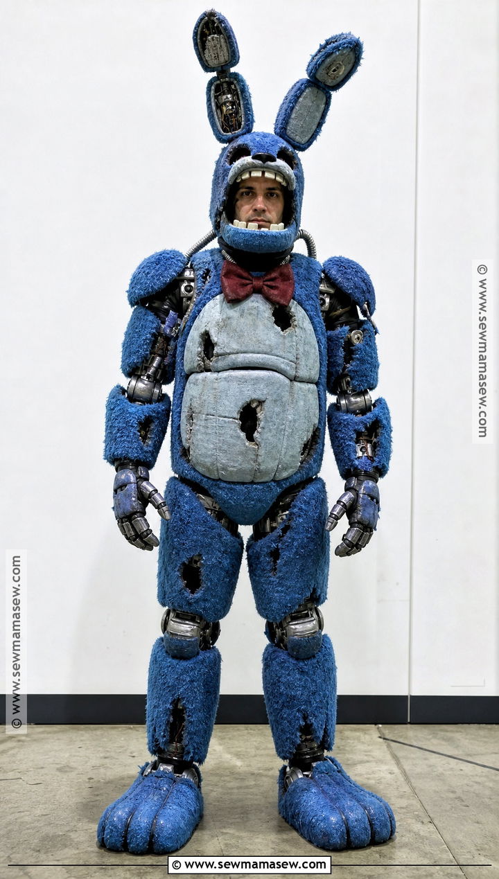 Realistic Withered Bonnie Cosplay - 30 Withered Bonnie Cosplay Ideas