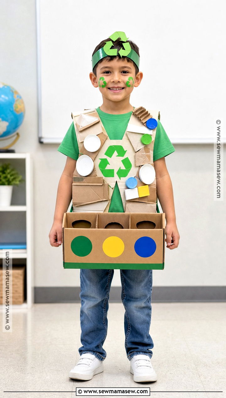 Recyclable Vocabulary Parade Costume - 30 vocabulary parade ideas costumes