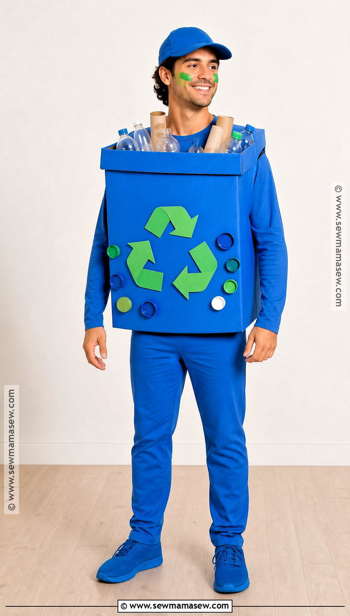Recycle Bin Costume - 30 recycled costume ideas for men