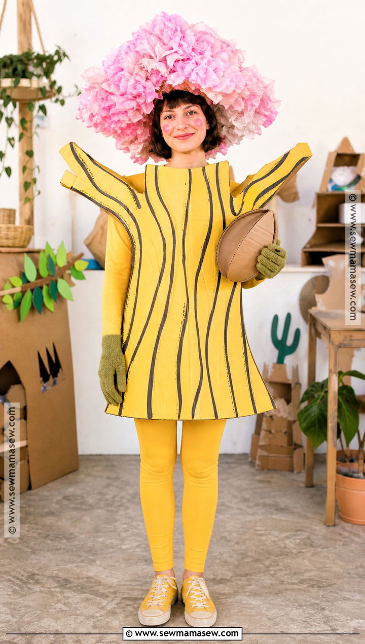 Recycled Cardboard Lorax Tree Costume - 30 Lorax Tree Costume Ideas