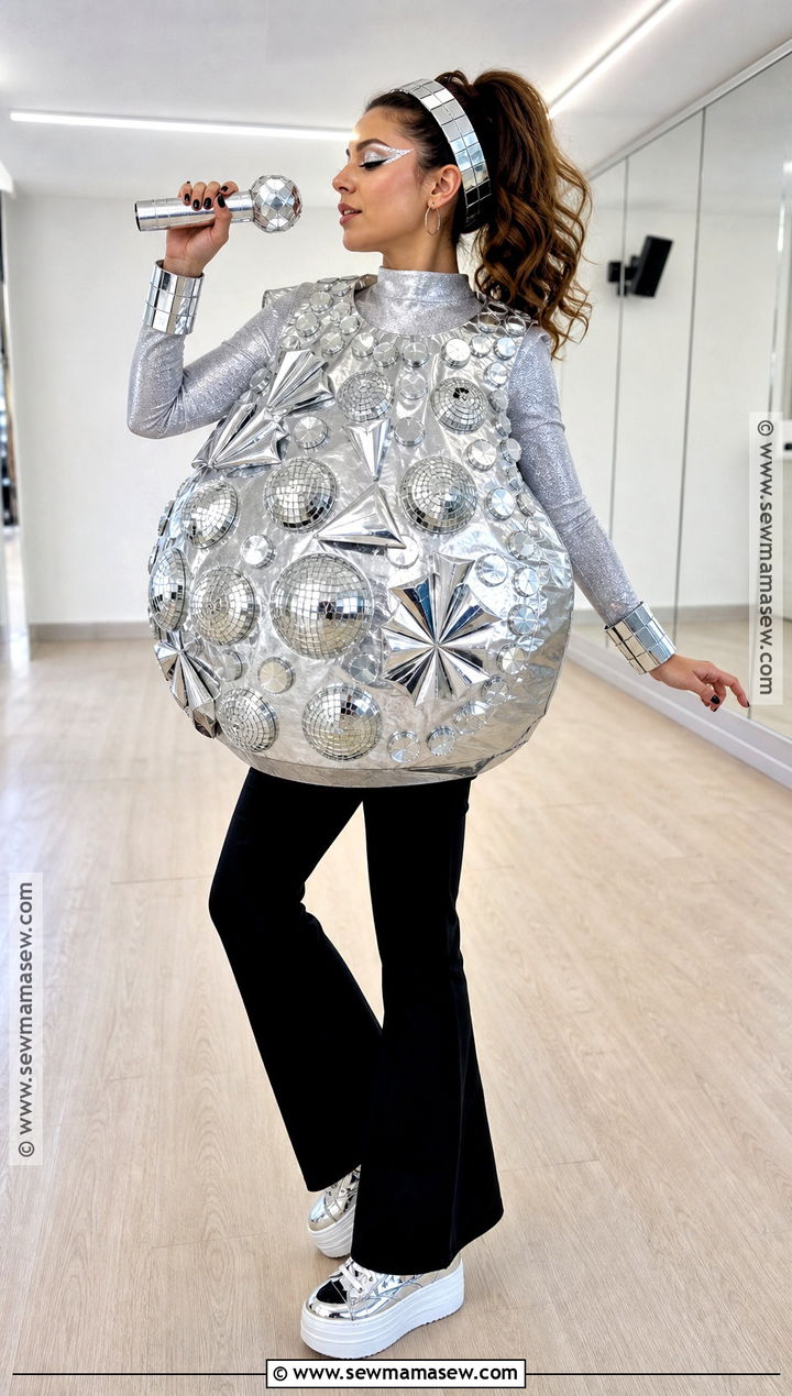 Recycled Disco Ball Costume - 30 Recycled Costume Ideas