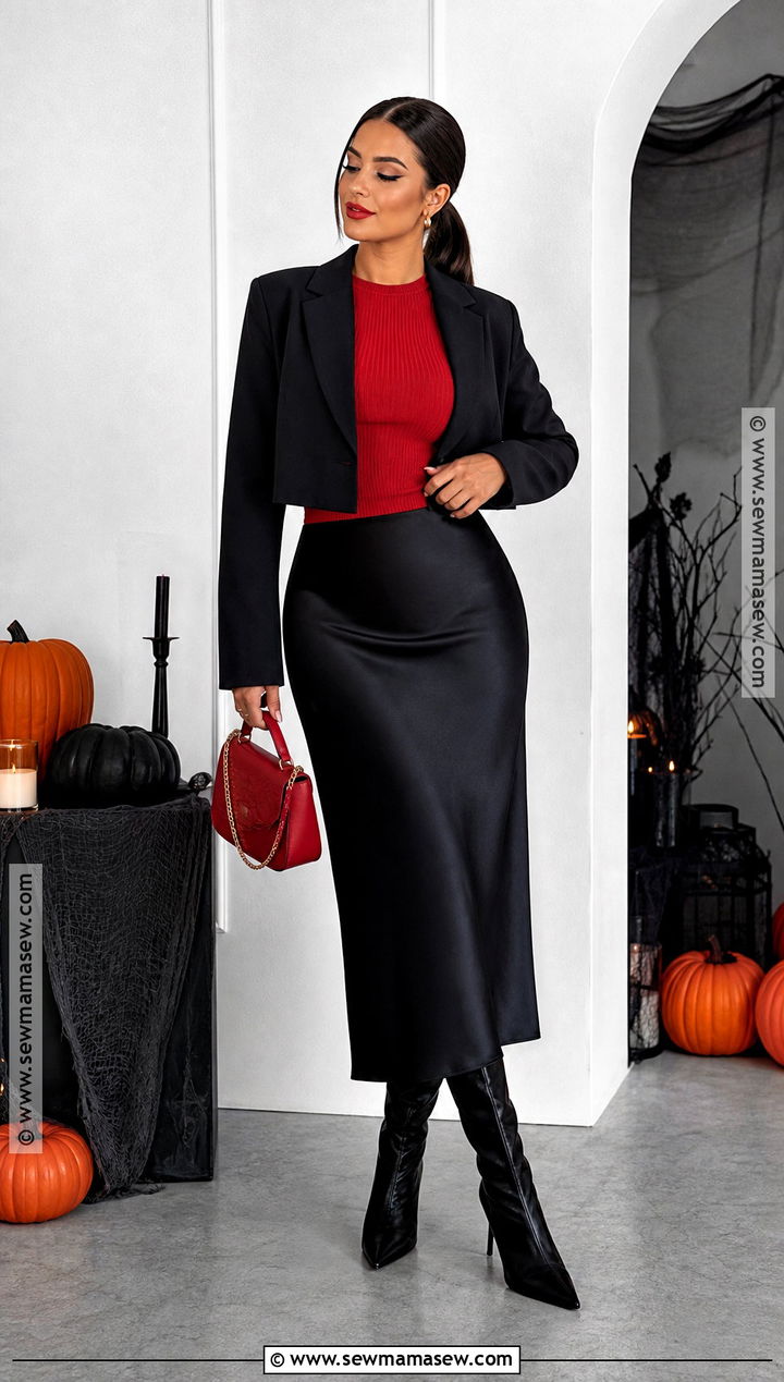 Red And Black Halloween Party Outfit - 40 halloween party outfits