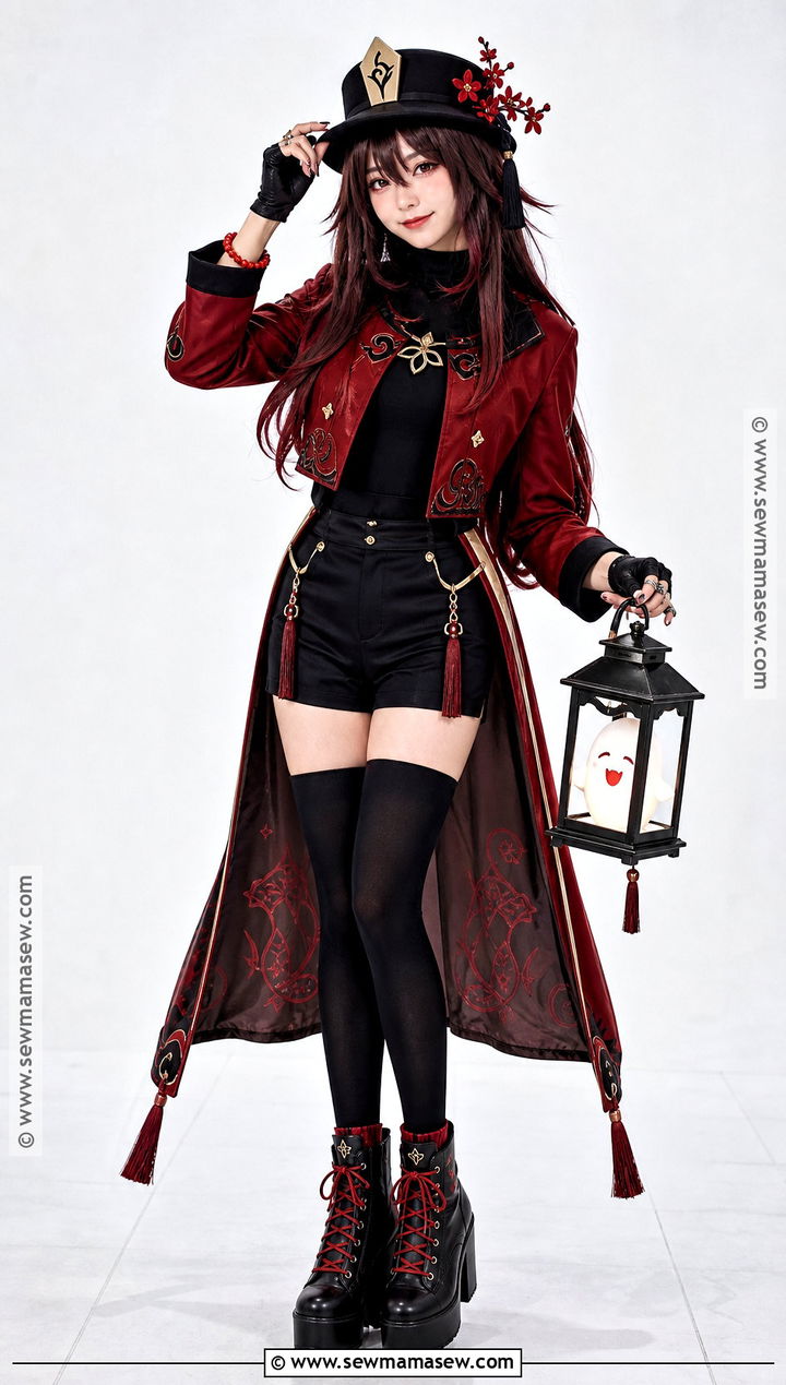 Red And Black Hu Tao Cosplay - 40 hu tao cosplay ideas