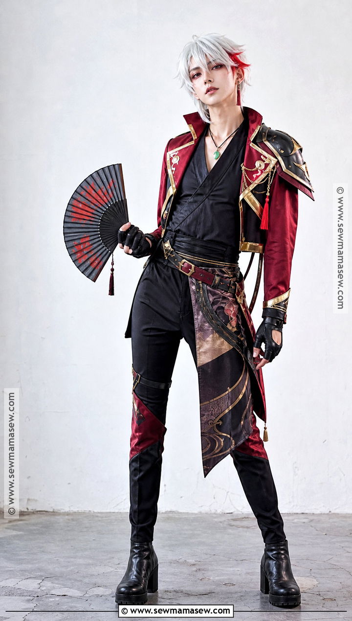 Red And Black Kazuha Cosplay Costume - 35 kazuha cosplay ideas