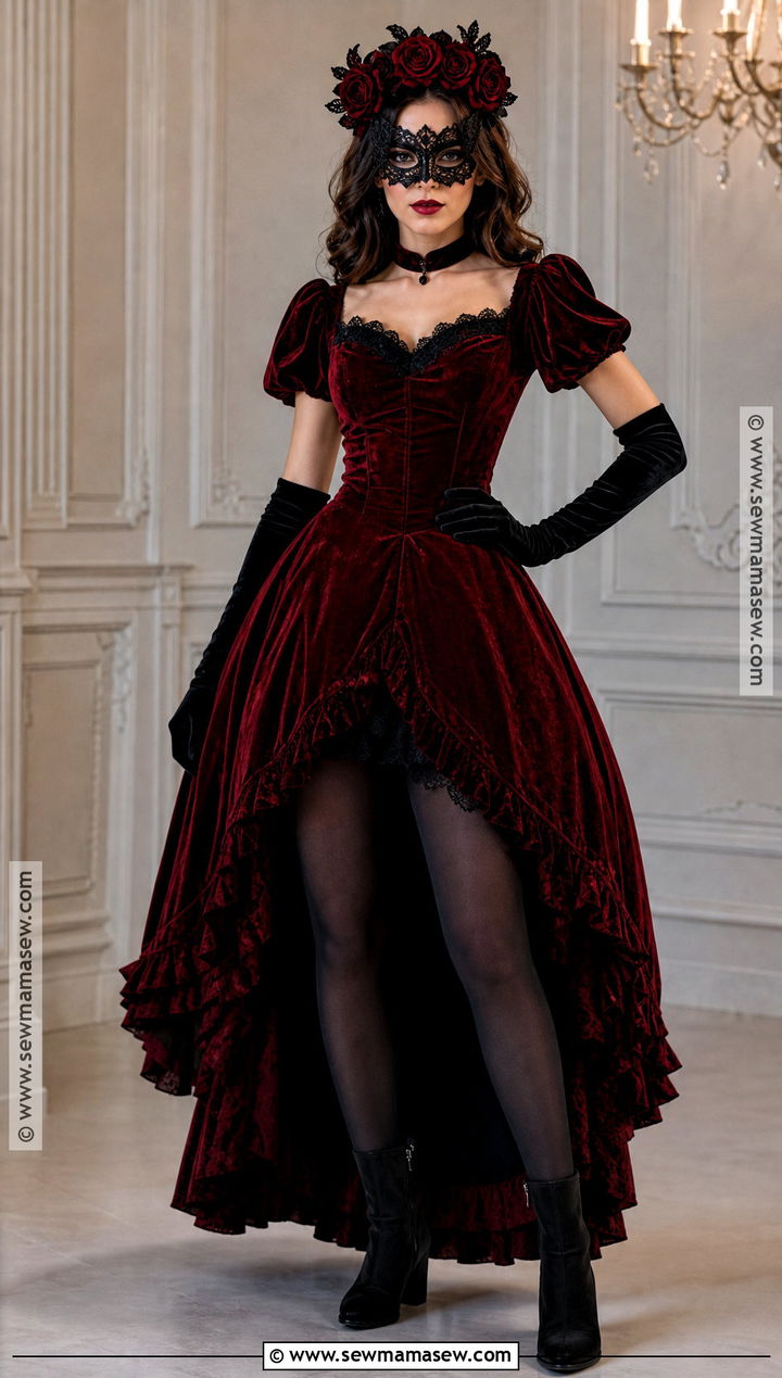 Red And Black Masquerade Costume - 35 masquerade halloween costumes