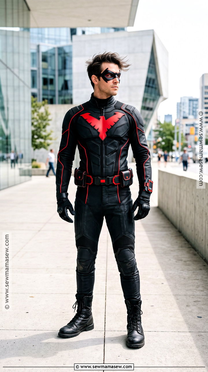 Red And Black Nightwing Costume - 35 nightwing costumes