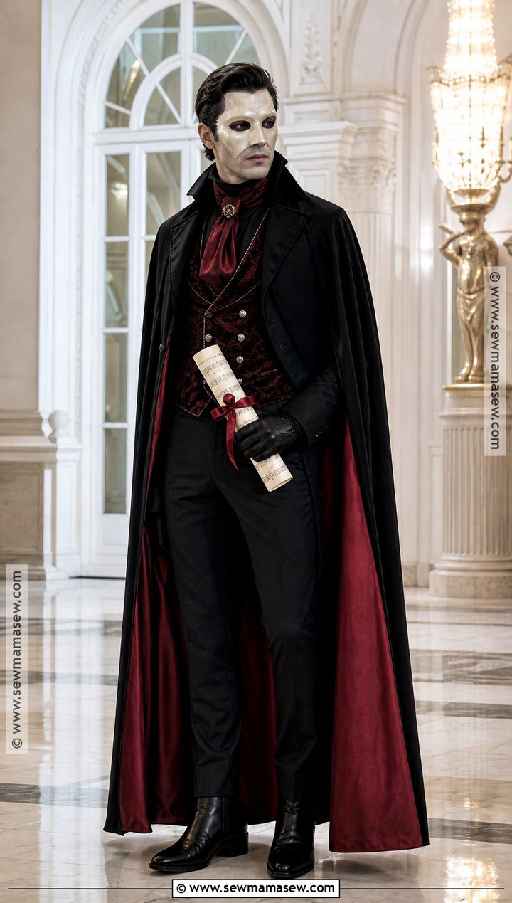 Red And Black Phantom Costume - 40 phantom of the opera costumes