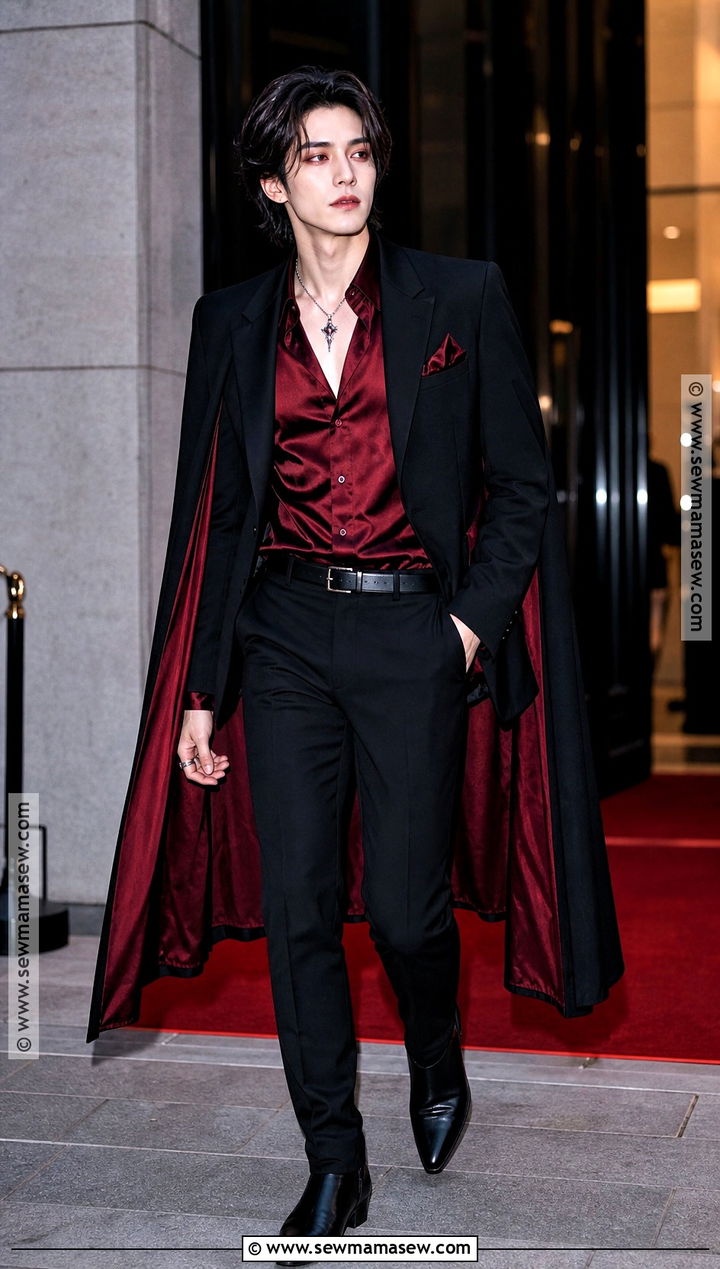 Red And Black Vampire Outfit - 40 vampire outfit ideas for men