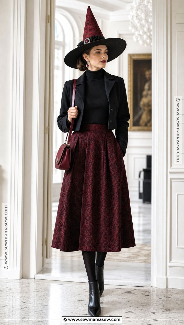 Red And Black Witch Outfit - 35 witch outfit ideas