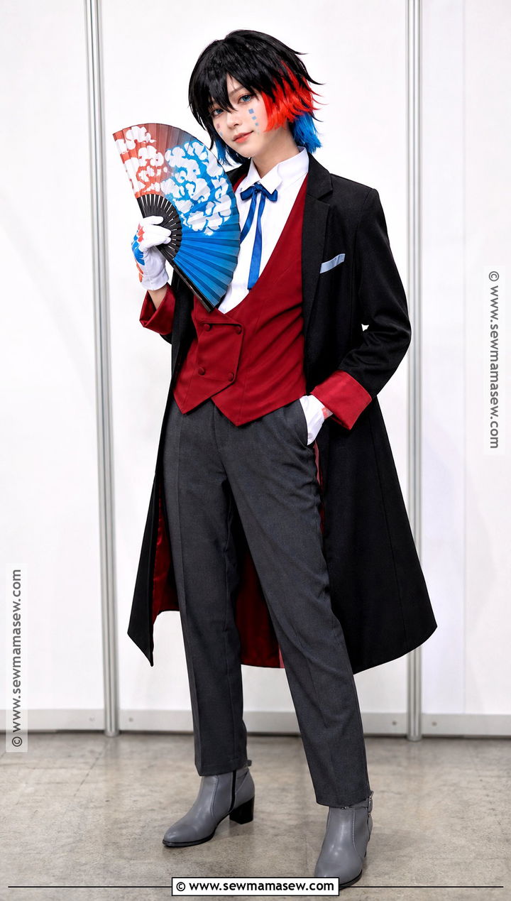 Red And Blue Enmu Cosplay - 30 enmu cosplay ideas