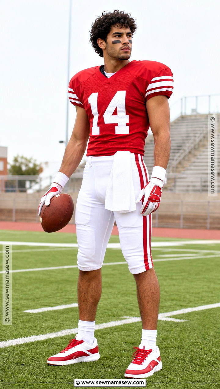 Red And White Football Player Costume - 35 football player costume ideas