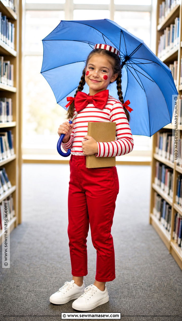 Red And White Striped Outfit - 30 dr seuss dress up days ideas