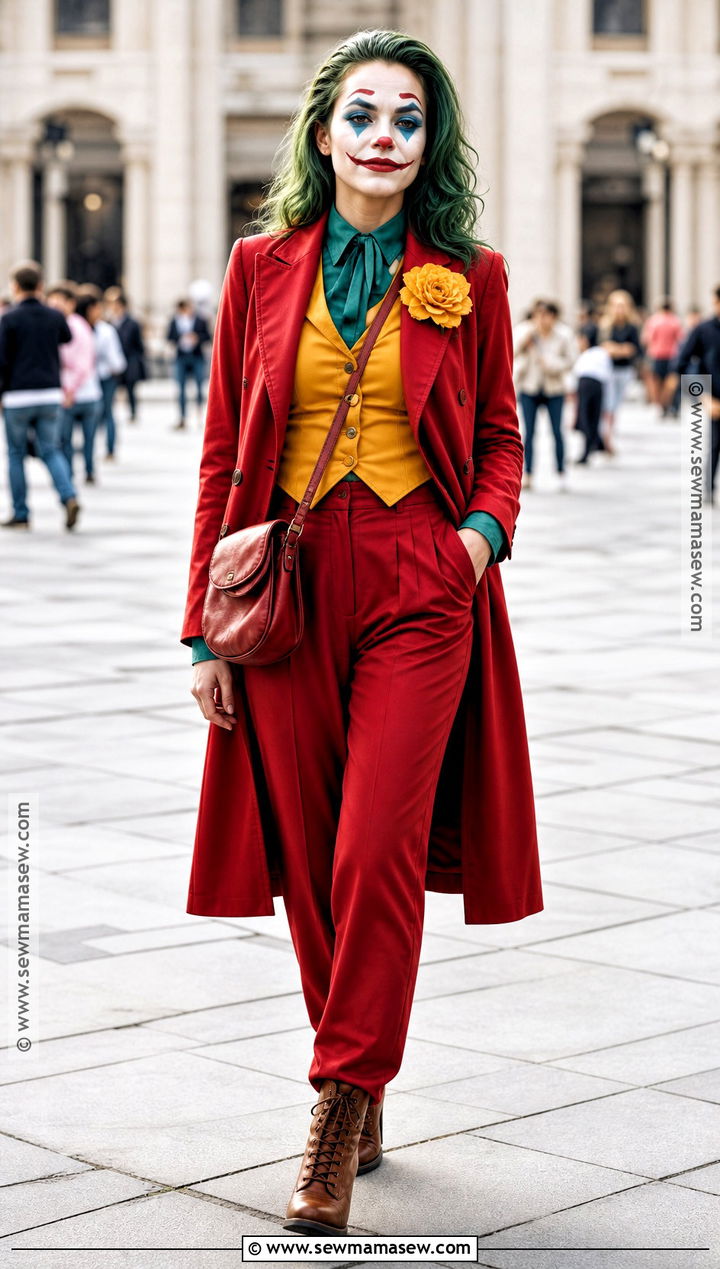 Red And Yellow Female Joker Costume - 35 female joker costume ideas