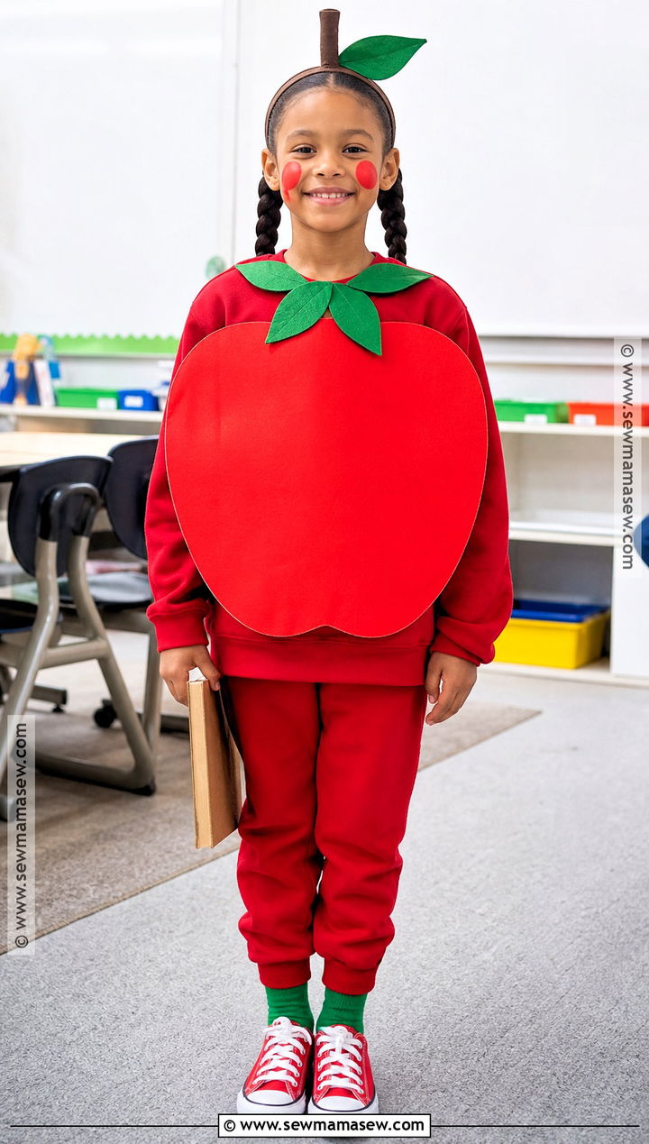 Red Apple Costume - 30 Easy Halloween Costumes For School
