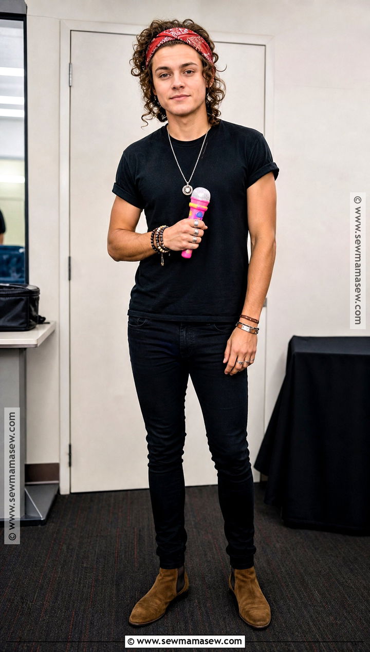 Red Bandana Harry Styles Costume - 30 Harry Styles Costume
