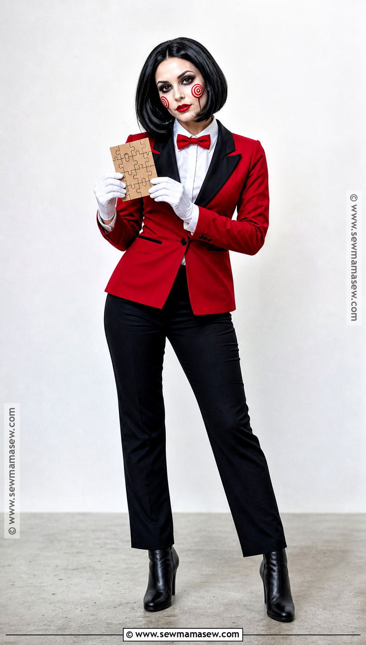 Red Blazer Jigsaw Costume - 40 jigsaw costume ideas for women