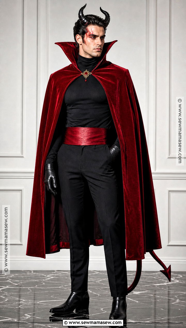 Red Cape Demon Outfit For Men - 30 demon outfit male ideas