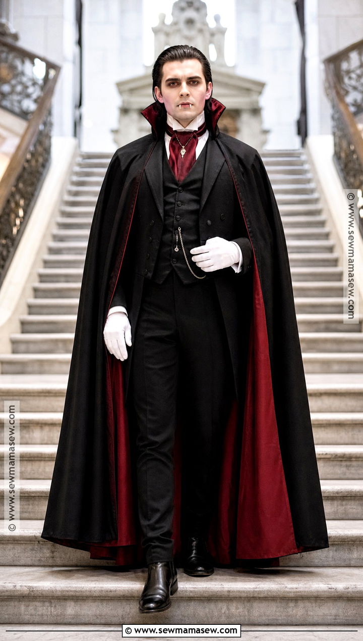 Red Cape Victorian Vampire Outfit - 30 victorian vampire outfit male ideas