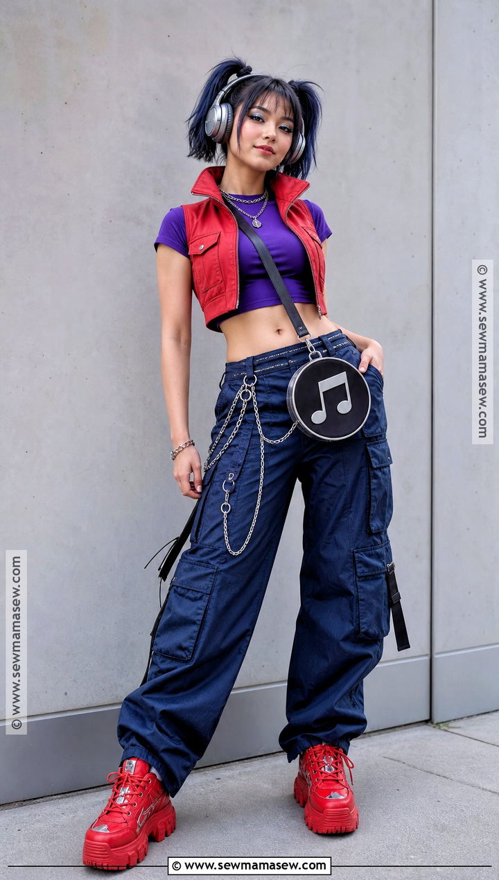 Red Cargo Pants Musa Cosplay - 30 musa cosplay ideas