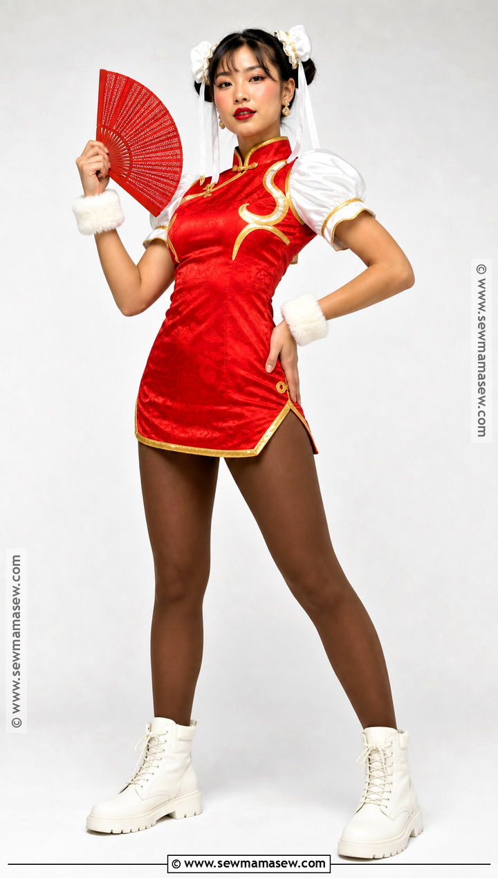Red Classic Chun Li Cosplay - 40 chun li cosplay ideas