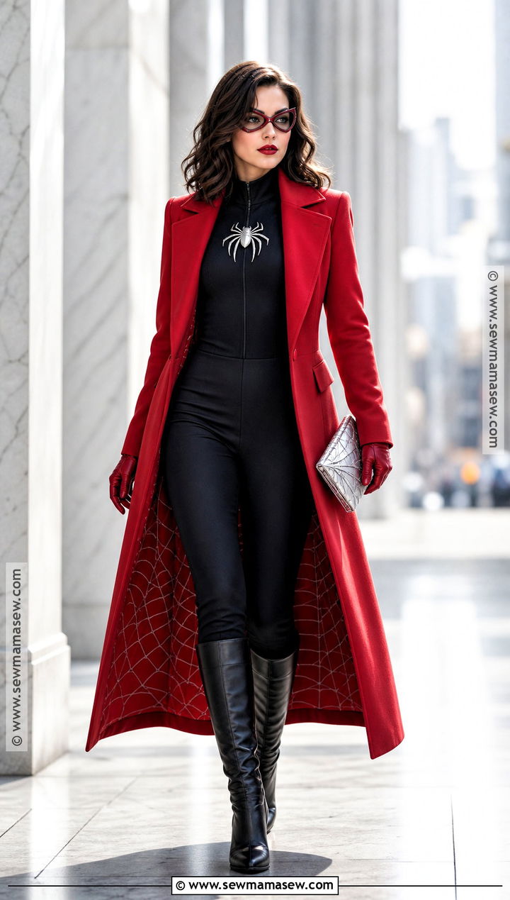 Red Coat Spider Woman Costume - 30 spider woman costume ideas