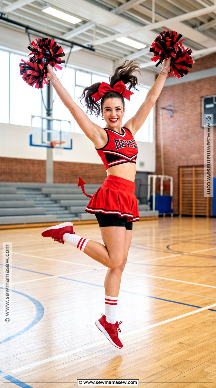 Red Devil Cheerleader Costume - 30 Red Devil Halloween Costume Ideas