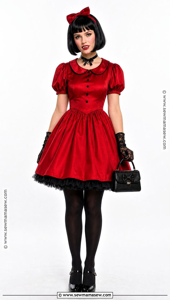 Red Doll Vampire Dress Costume - 35 red vampire dress ideas