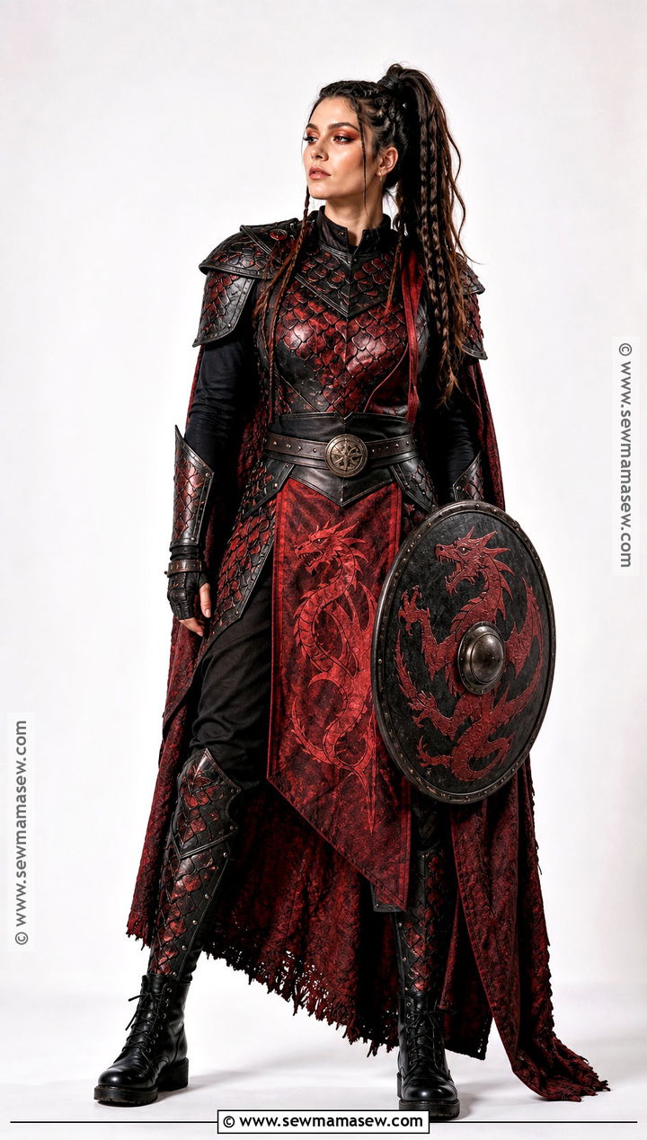 Red Dragon Knight Costume - 35 Knight Costume Ideas for Women