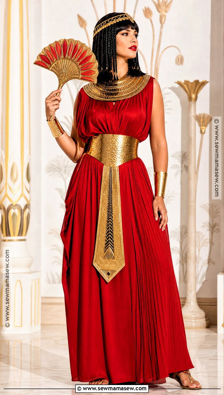 Red Egyptian Queen Costume - 30 Egypt Costume Ideas for Women
