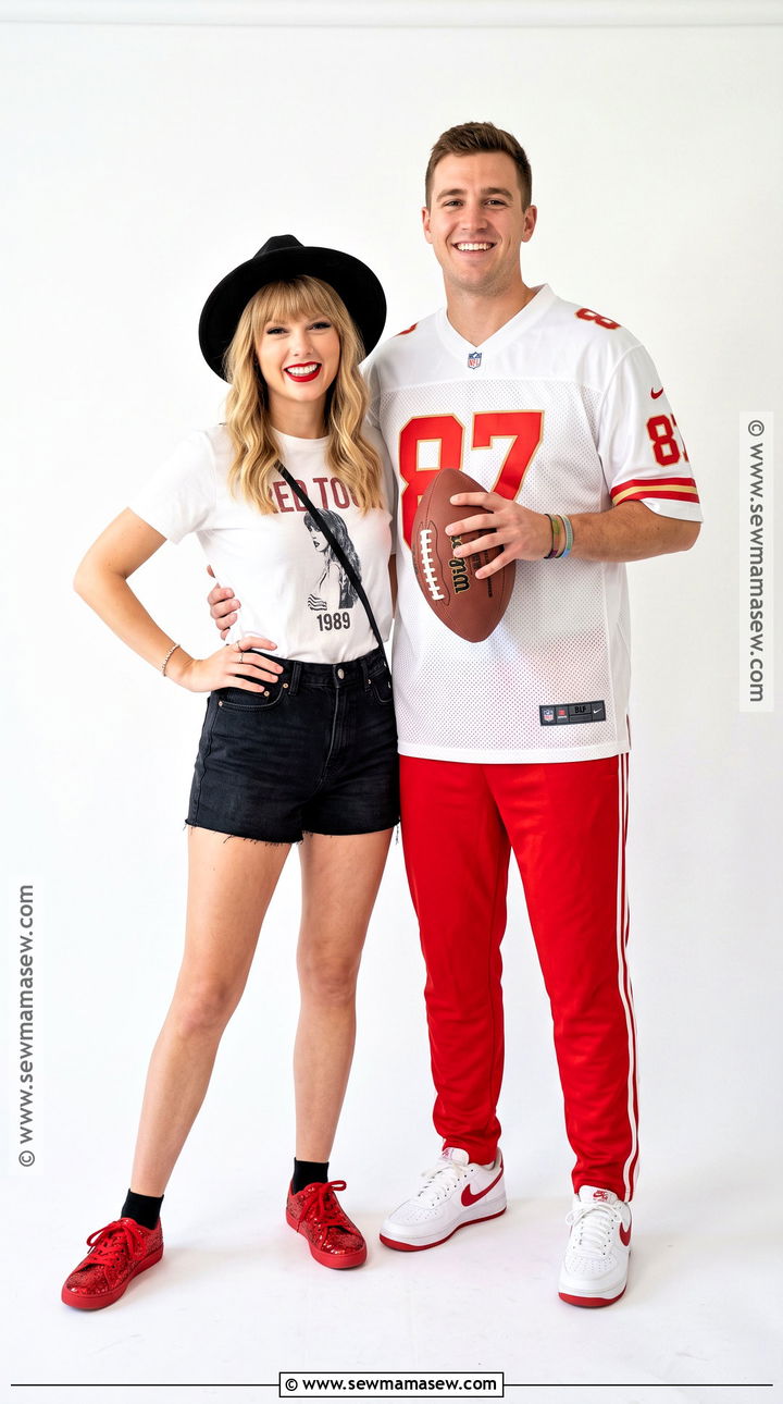 Red Era Taylor And Travis Costume - 30 taylor swift and travis kelce costume ideas