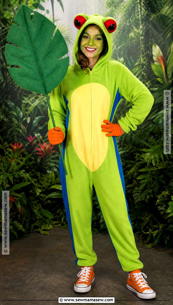 Red Eyed Tree Frog Costume - 30 tropical costume ideas