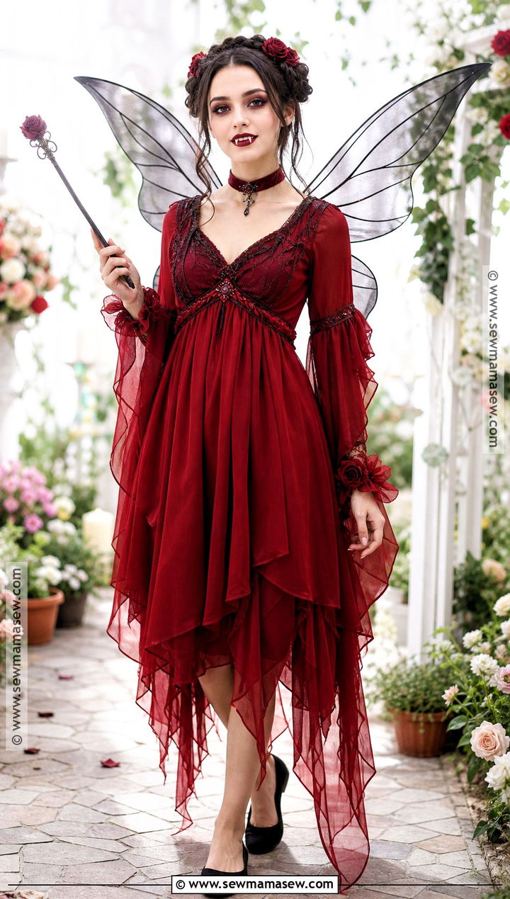 Red Fairy Vampire Dress Costume - 35 red vampire dress ideas