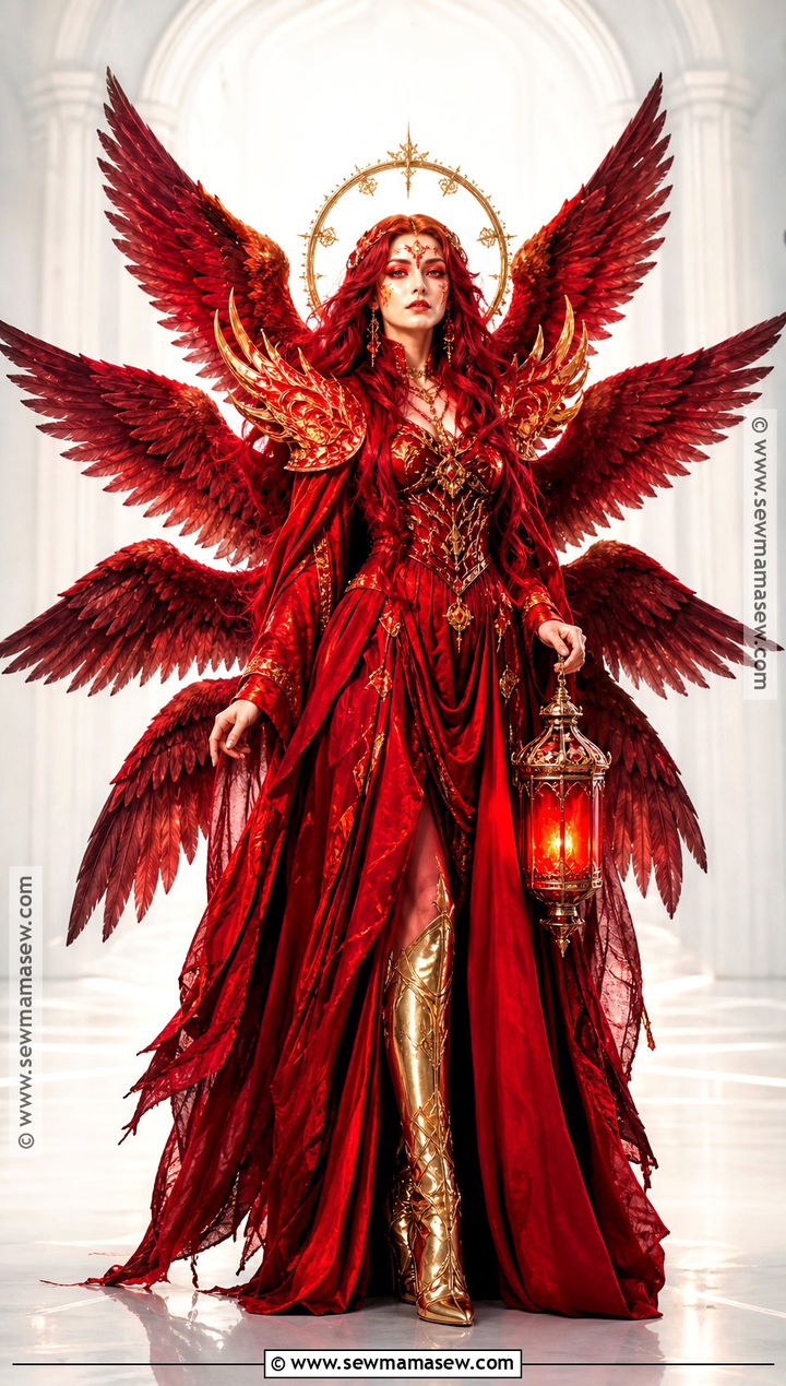 Red Fire Seraphim Costume - 30 Seraphim Costume Ideas