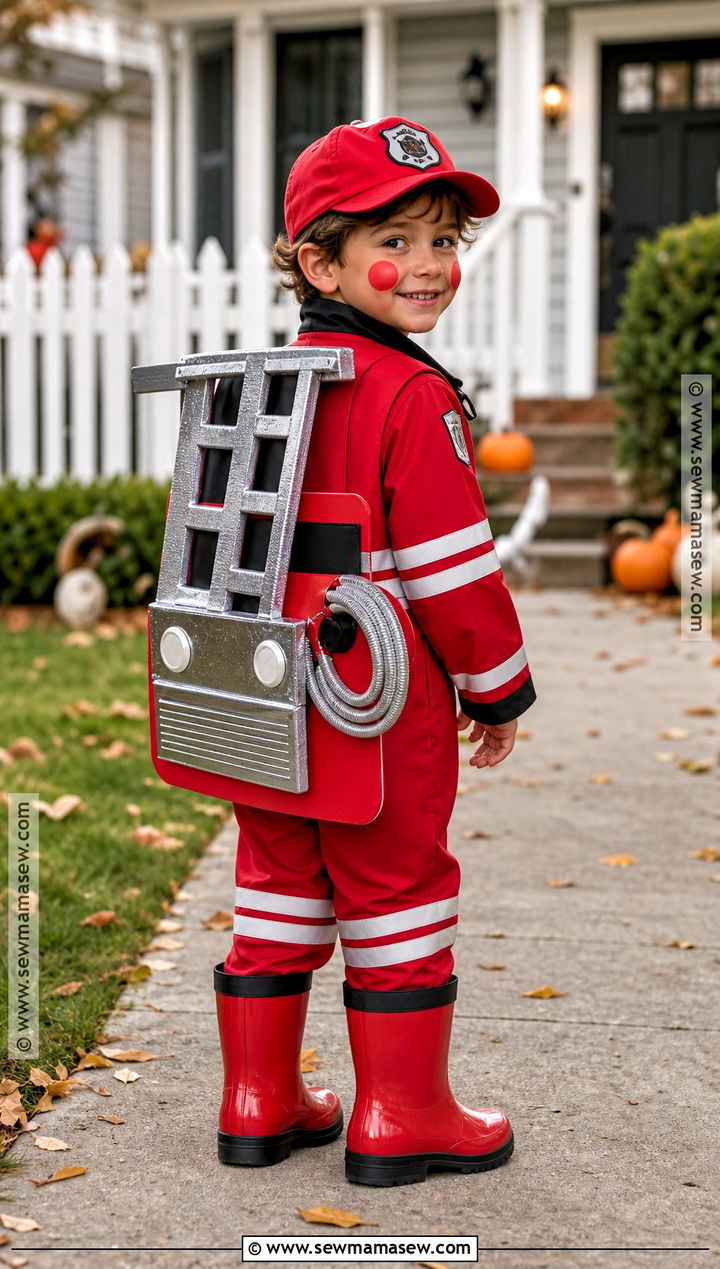 Red Fire Truck Cars Costume - 35 cars halloween costume ideas