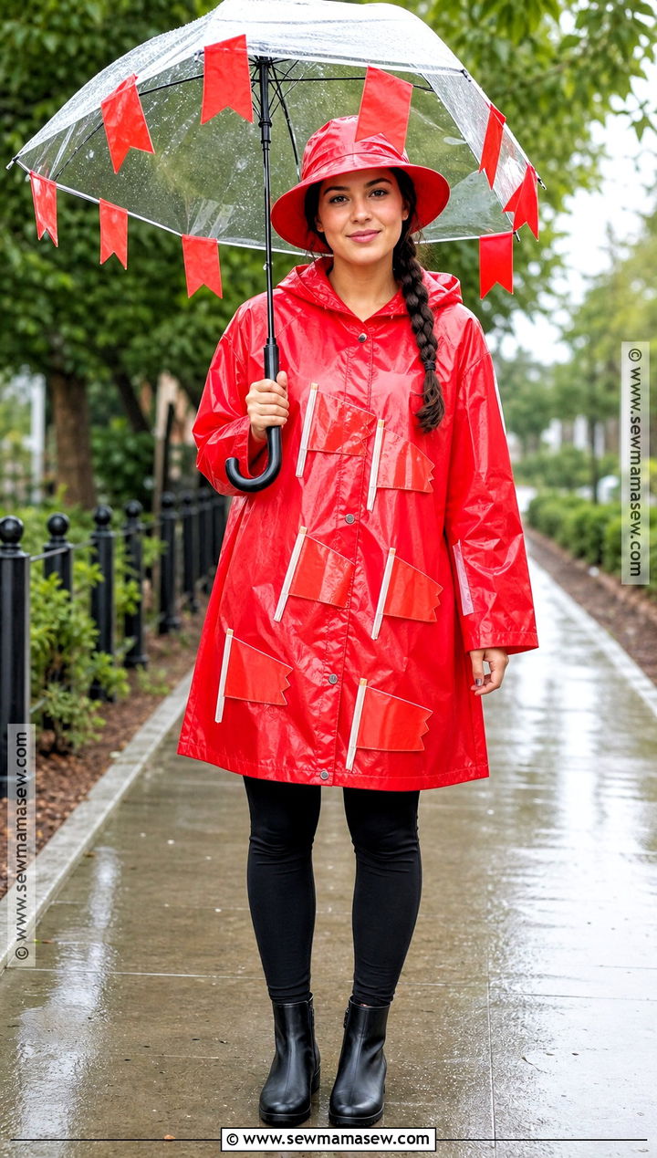 Red Flag Rainy Day Costume - 30 red flag costume ideas