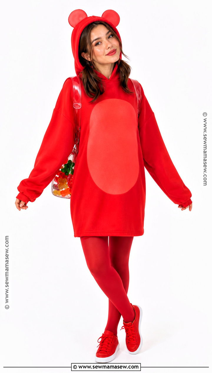 Red Gummy Bear Costume - 30 Candy Costume Ideas for Women