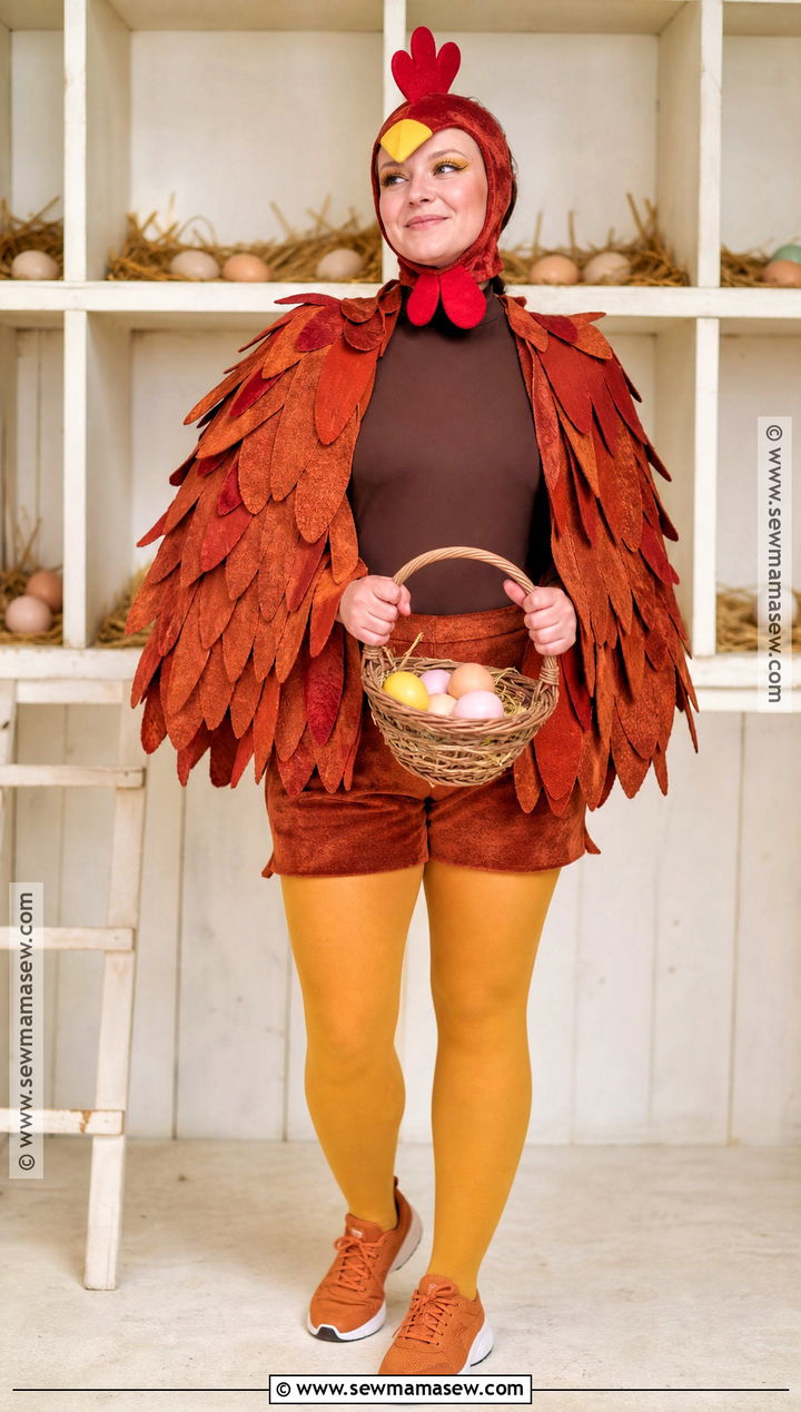 Red Hen Costume - 30 farm animal costumes