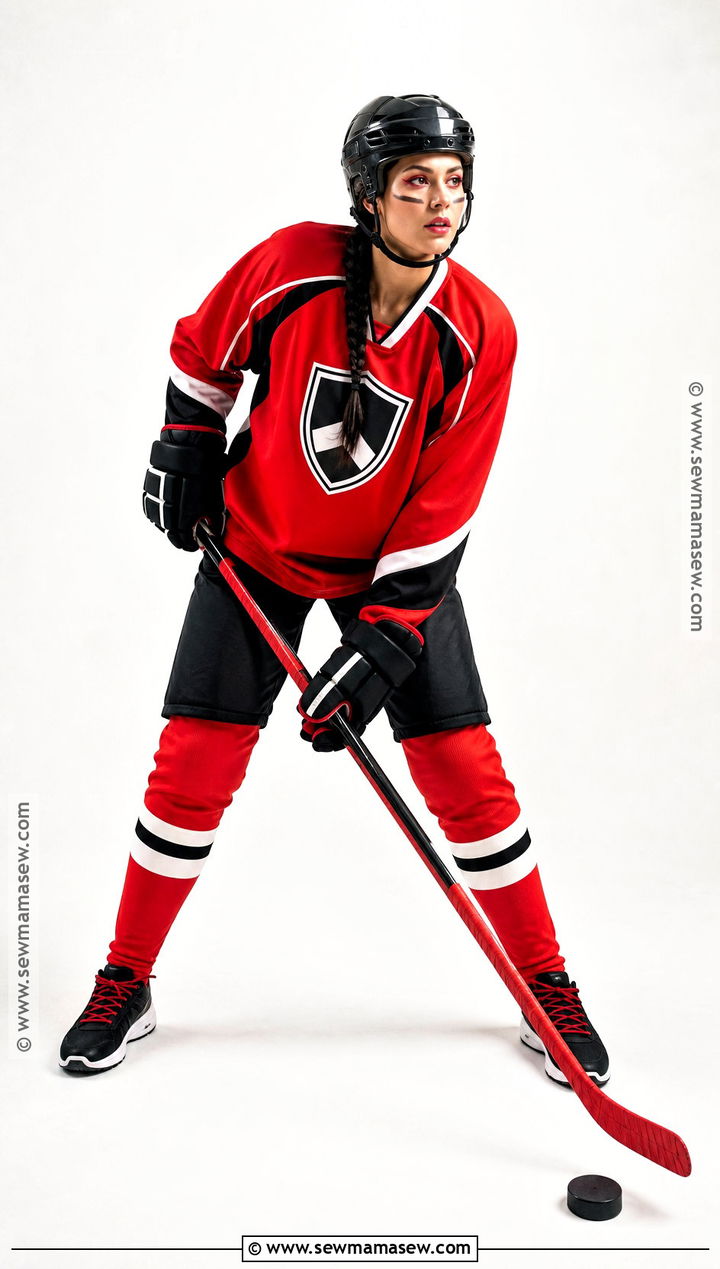 Red Hockey Player Costume - 30 hockey player costume ideas